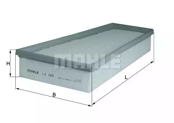 Воздушный фильтр MAHLE/KNECHT LX744