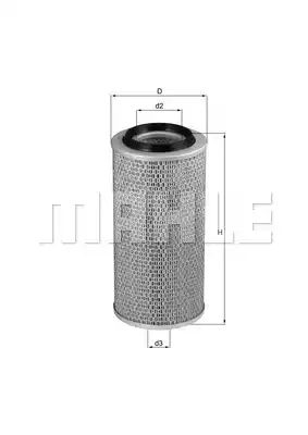 Воздушный фильтр MAHLE/KNECHT LX83