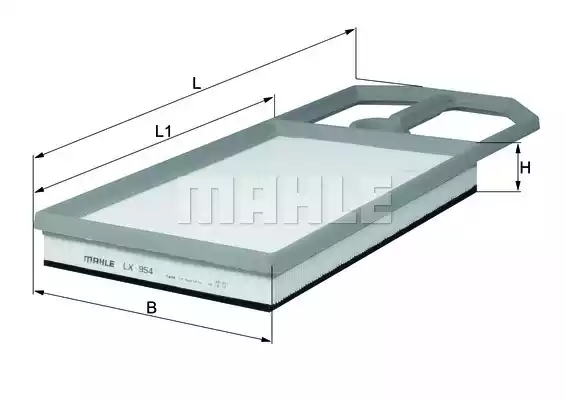 Воздушный фильтр MAHLE/KNECHT LX954
