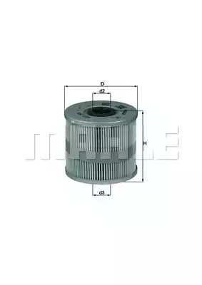 Масляный фильтр MAHLE/KNECHT OX122D