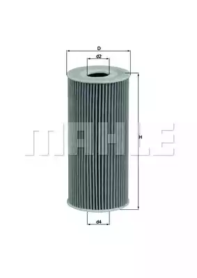 Масляный фильтр MAHLE/KNECHT OX366D