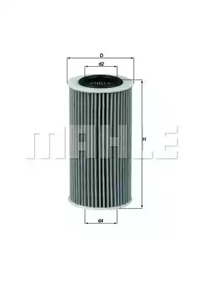 Масляный фильтр MAHLE/KNECHT OX370D1