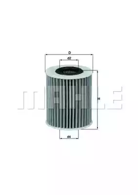 Масляный фильтр MAHLE/KNECHT OX413D1