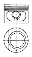 Поршень двс KOLBENSCHMIDT 93876600