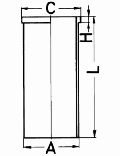 Гильза цилиндра KOLBENSCHMIDT 88 603 110