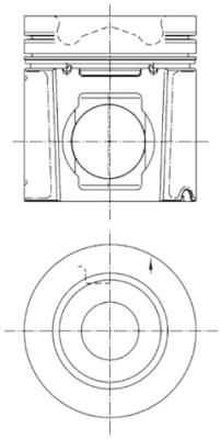 Поршневая группа KOLBENSCHMIDT 99 496 960