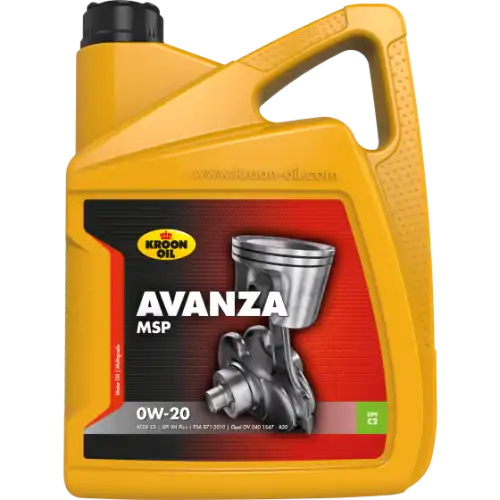Масло моторное avanza msp 0w-20 5l ( 37350) KROON-OIL 37350