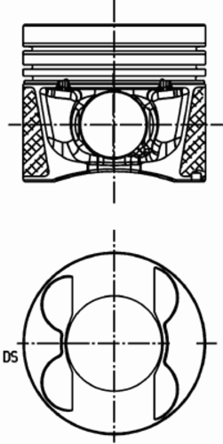Поршень KOLBENSCHMIDT 40 095 600