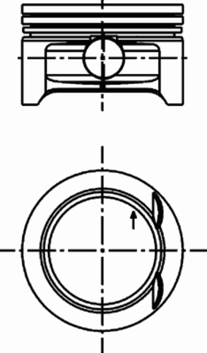 Поршень KOLBENSCHMIDT 40 382 620