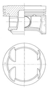 Поршень KOLBENSCHMIDT 41 006 600