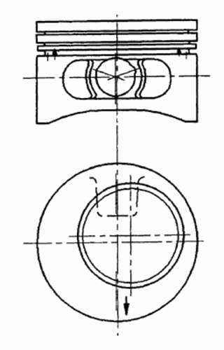Поршень d86 x 1.5 x 1.5 x 3 +0.5 KOLBENSCHMIDT 92 123 610
