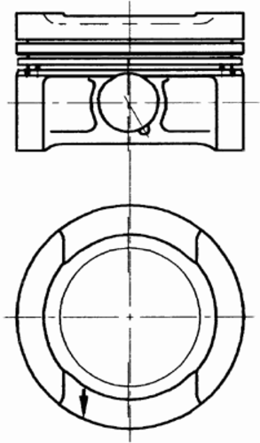 Поршень KOLBENSCHMIDT 94 503 710