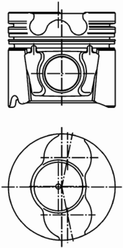 Поршень KOLBENSCHMIDT 94 966 600