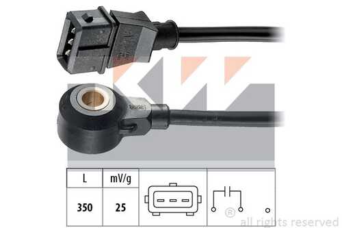 Датчик детонации made in italy - equivalent KW 457050
