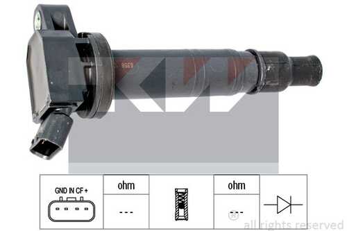 Катушка зажигания made in italy - equivalent KW 470458