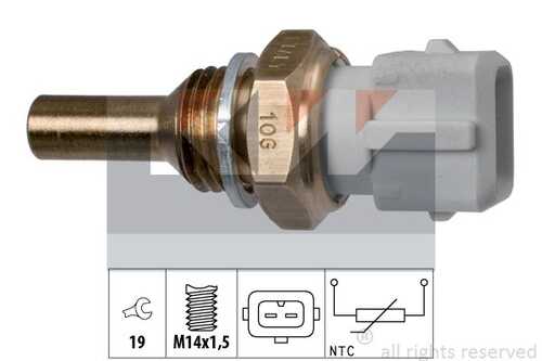 Датчик температуры охлаждающей жидкости made in italy - equivalent KW 530126