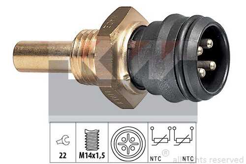 Датчик температуры охлаждающей жидкости made in italy - equivalent KW 530151