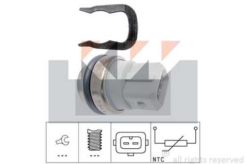 Датчик температуры охлаждающей жидкости made in italy - equivalent KW 530254