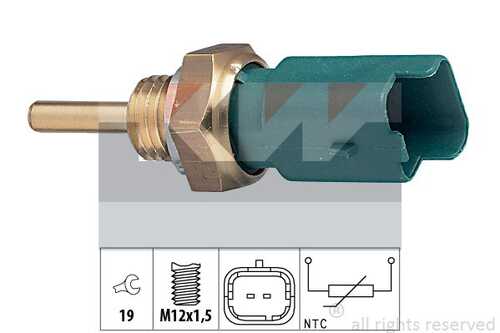 Датчик температуры охлаждающей жидкости made in italy - equivalent KW 530261