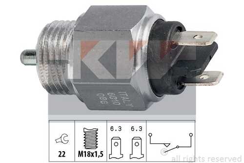 Выключатель фары заднего хода made in italy - equivalent KW 560010