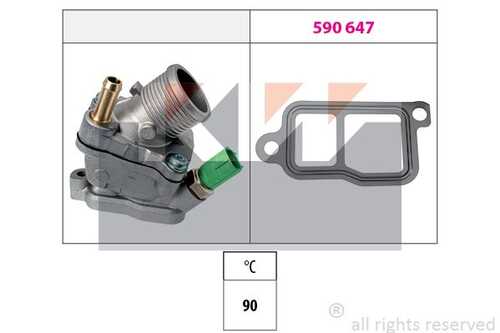 Термостат охлаждающой жидкость made in italy - equivalent KW 580732