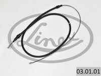 Трос стояночного тормоза LINEX 03.01.01