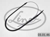 Трос стояночного тормоза LINEX 03.01.46