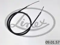 Трос стояночного тормоза лев citroen berligno all 6/04- 1820/1555 мм LINEX 09.01.57