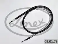 Трос стояночного тормоза citroen c8 2007- 1255/1114мм LINEX 09.01.73