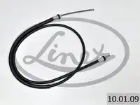 Трос стояночного тормоза dacia sandero 2008- 1660/1480мм LINEX 10.01.09