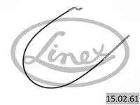 Трос стояночного тормоза центр ford galaxy 1995- 650мм LINEX 15.02.61