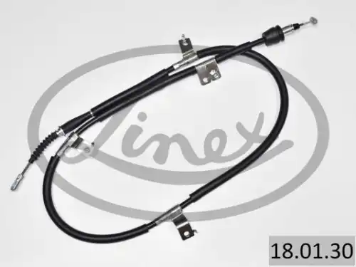 Трос стояночного тормоза лев hyundai i 30 2007- 1675/1500мм LINEX 18.01.30