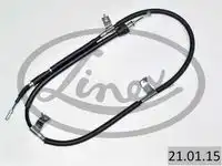 Трос стояночного тормоза лев kia ceed all 2006- 1670/1475мм LINEX 21.01.15