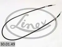 Трос стояночного тормоза прав nissan primera p11 6/96-99 1657/1426 мм