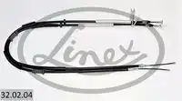 Трос стояночного тормоза opel corsa d all 10-12 3door 06- 1477/1260+1462/1246мм LINEX 32.02.04