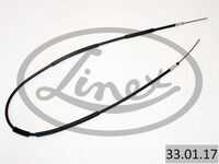 Трос стояночного тормоза LINEX 33.01.17