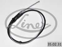 Трос стояночная тормозная система LINEX 35.02.31