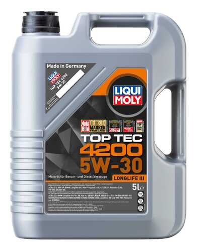 Моторное масло top tec 4200 5w-30 new generation LIQUI MOLY 8973