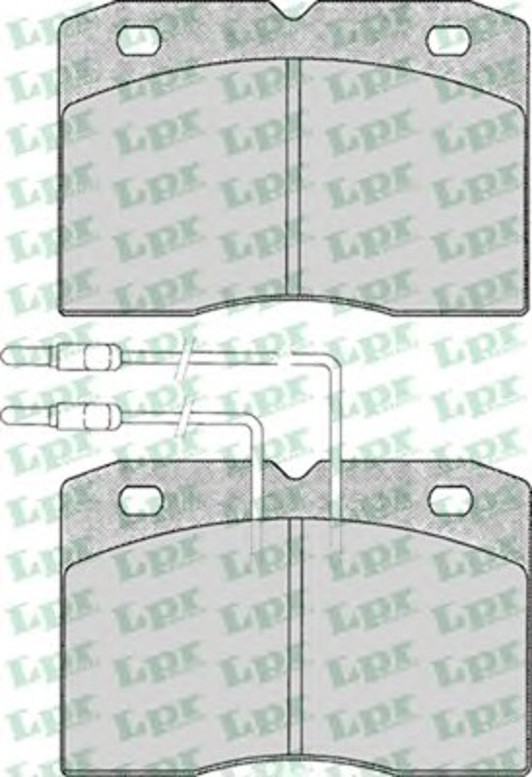 Колодки тормозные дисковые LPR 05P015