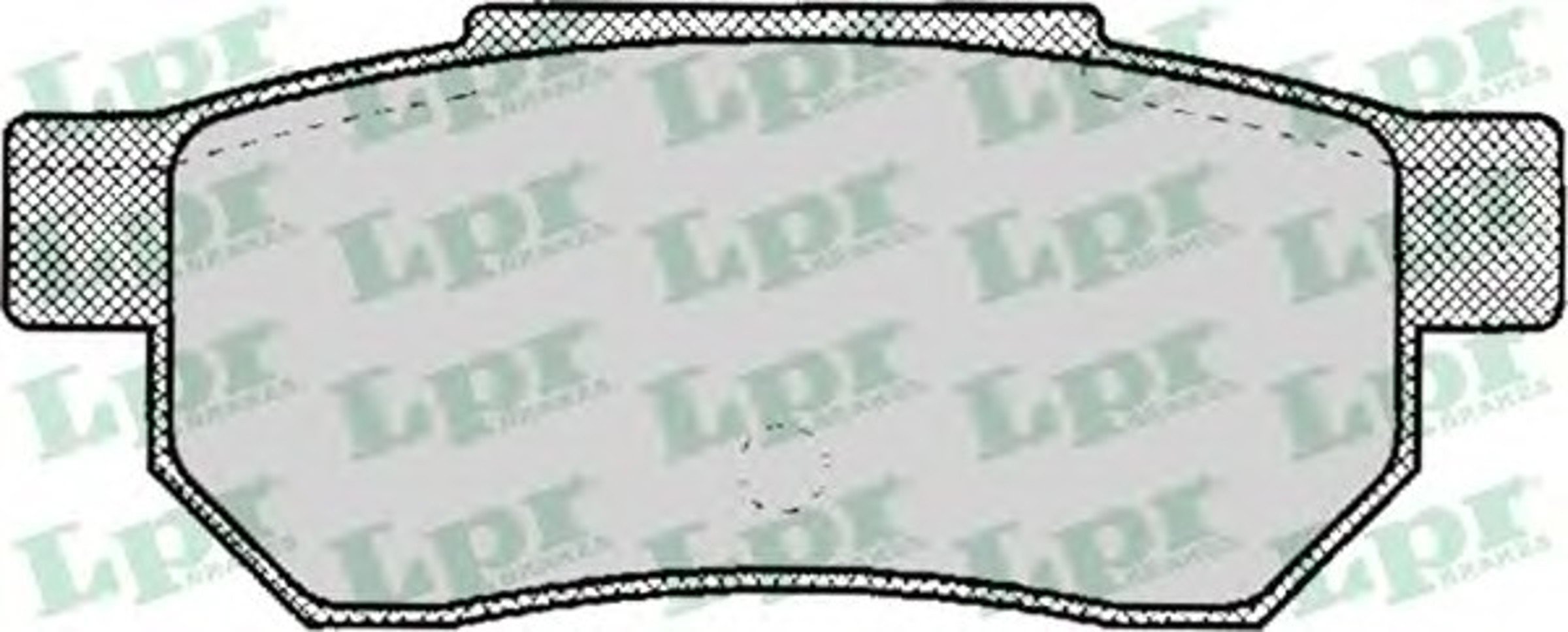 Колодки тормозные дисковые LPR 05P072