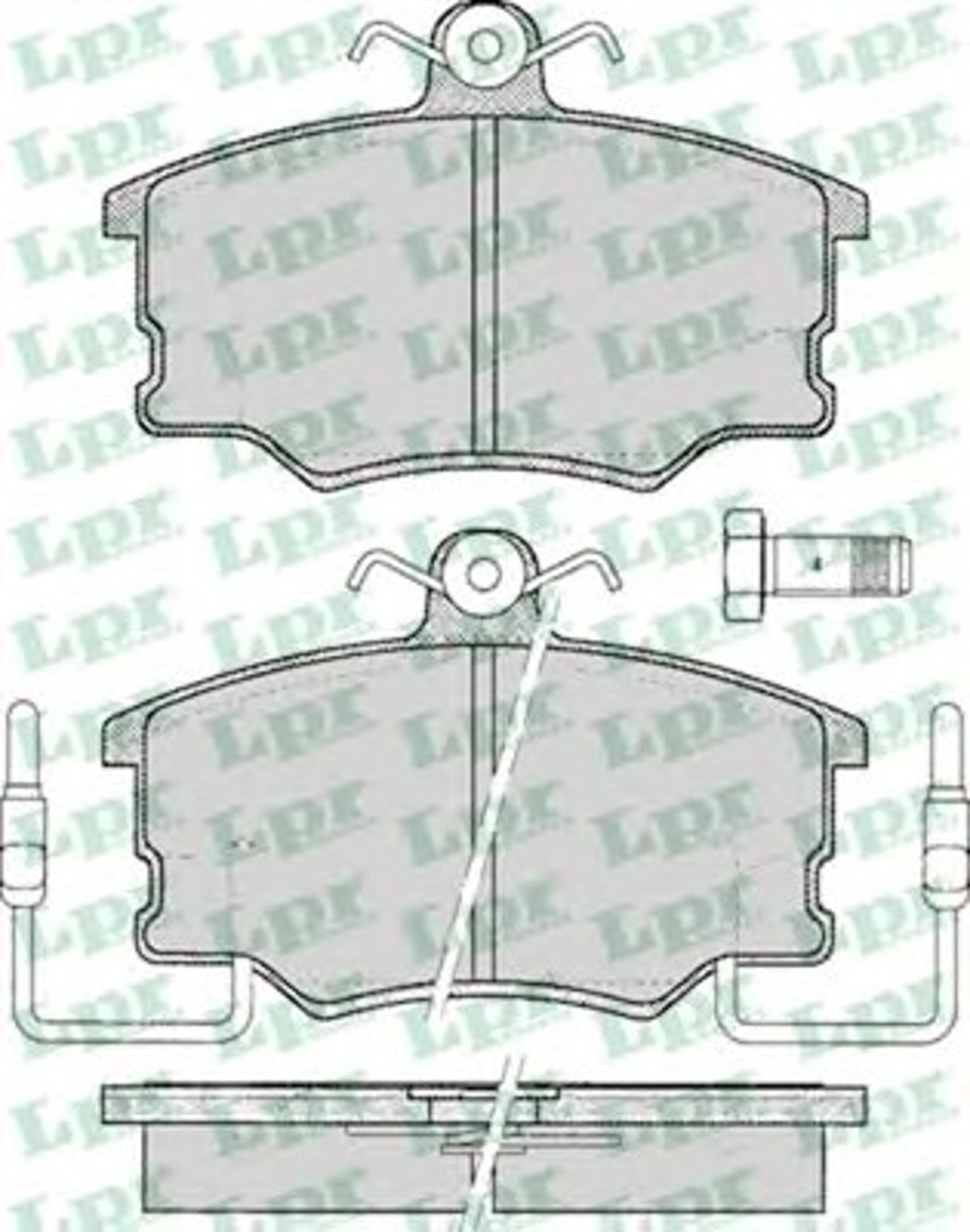 Колодки тормозные дисковые LPR 05P098