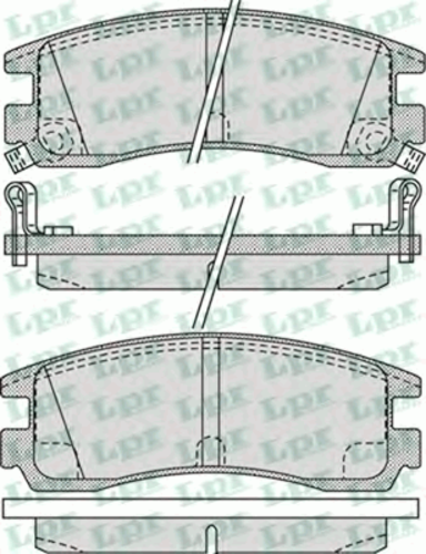 Тормозные колодки LPR 05P1031