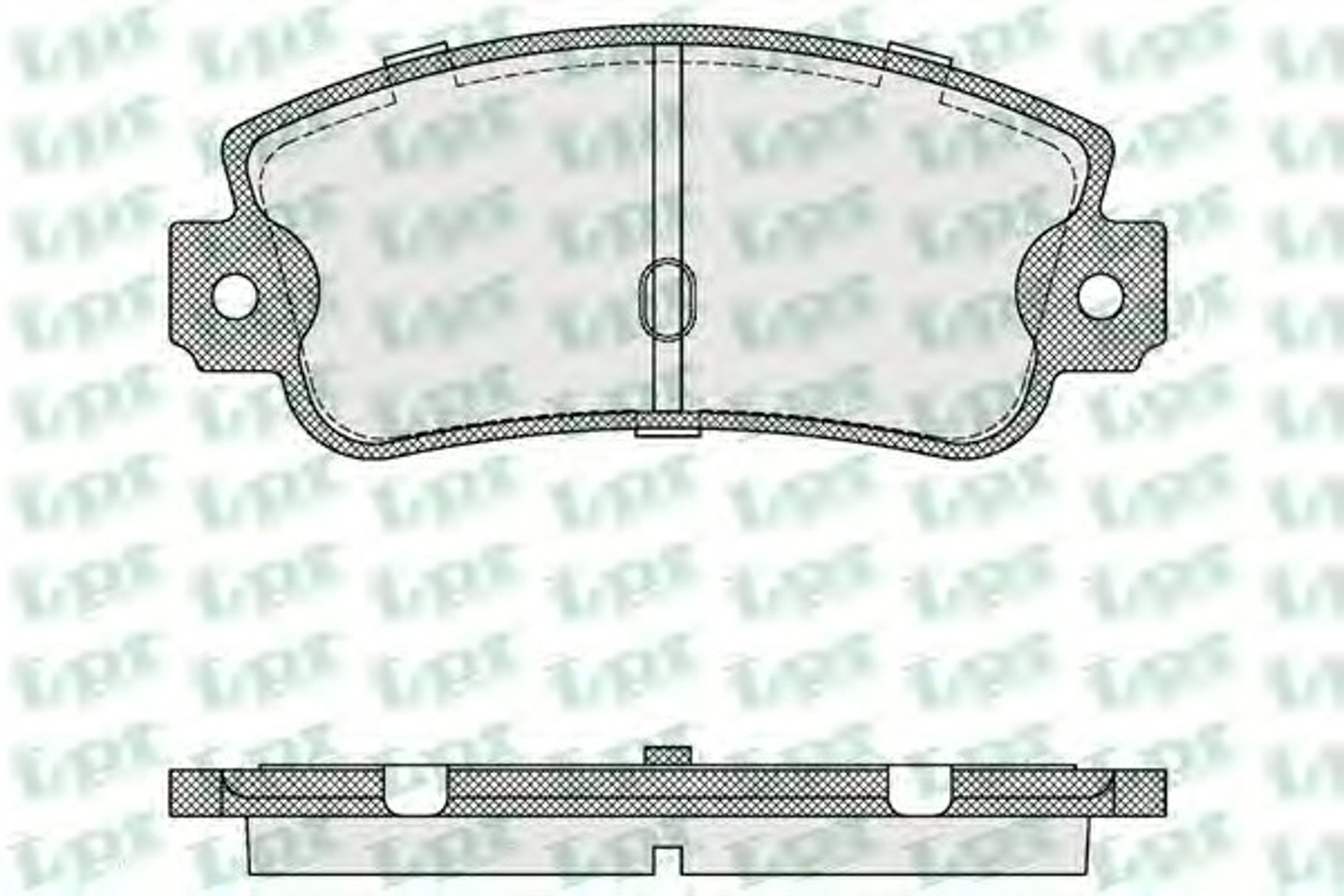 Колодки тормозные дисковые LPR 05P106