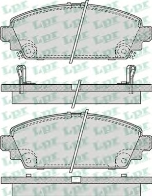 Тормозные колодки LPR 05P1069