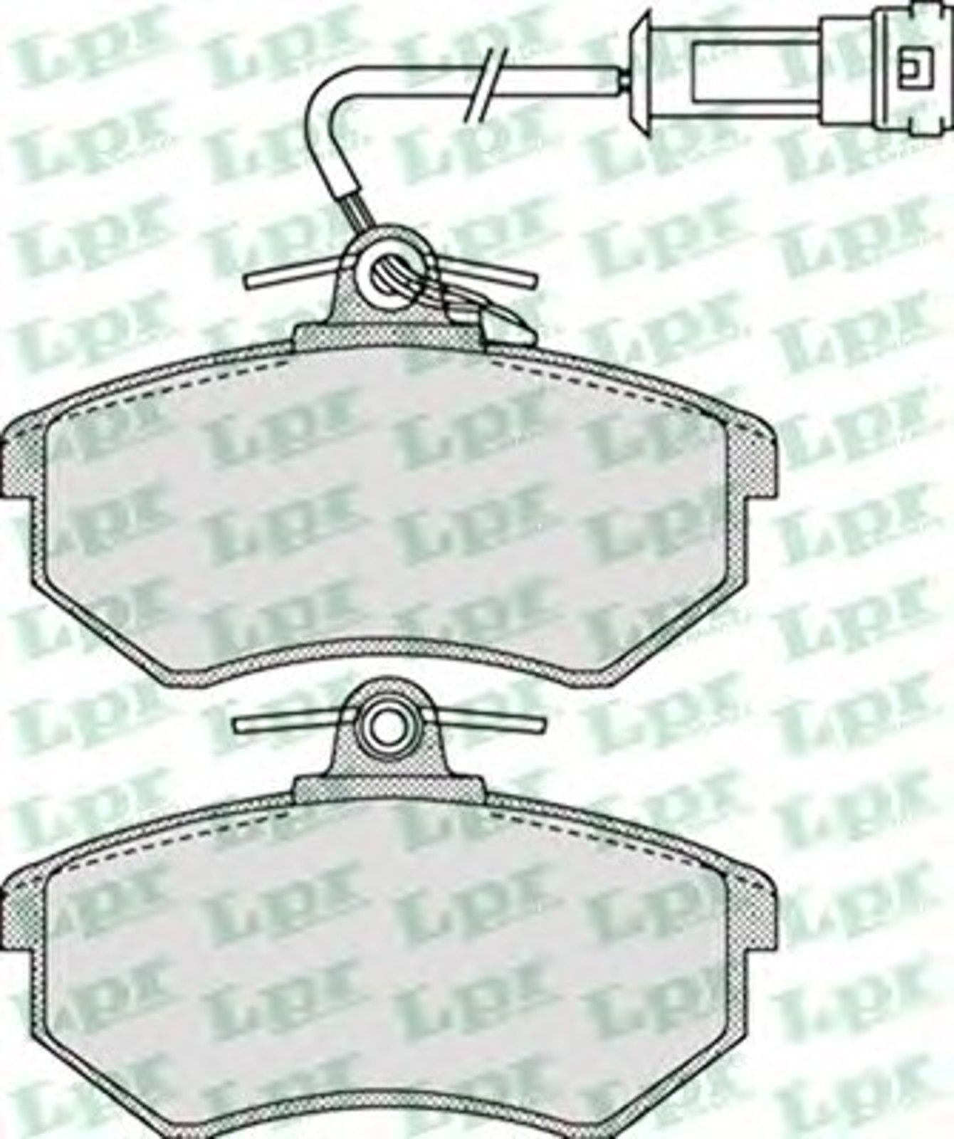 Колодки тормозные дисковые LPR 05P1137