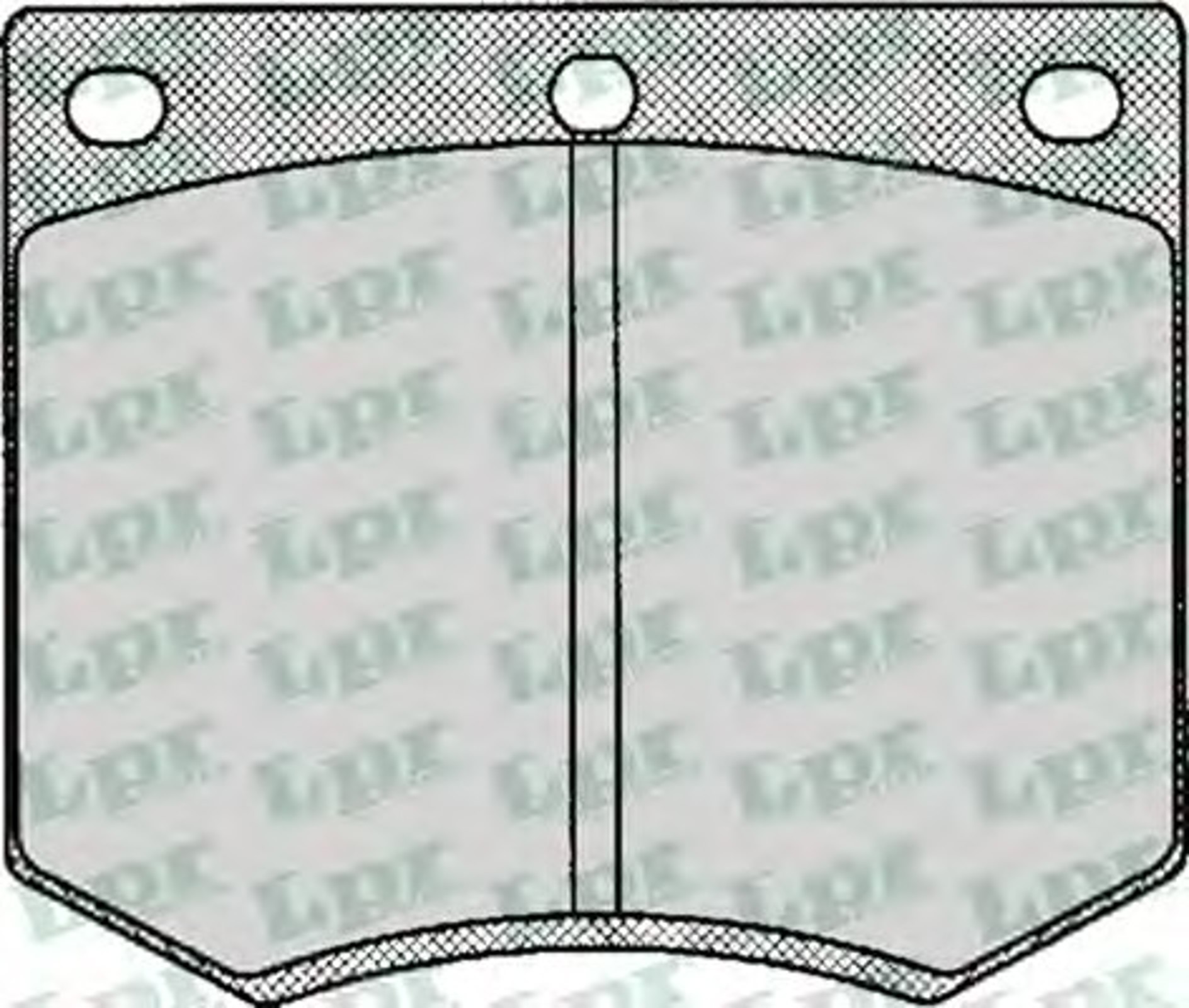 Колодки тормозные дисковые LPR 05P126