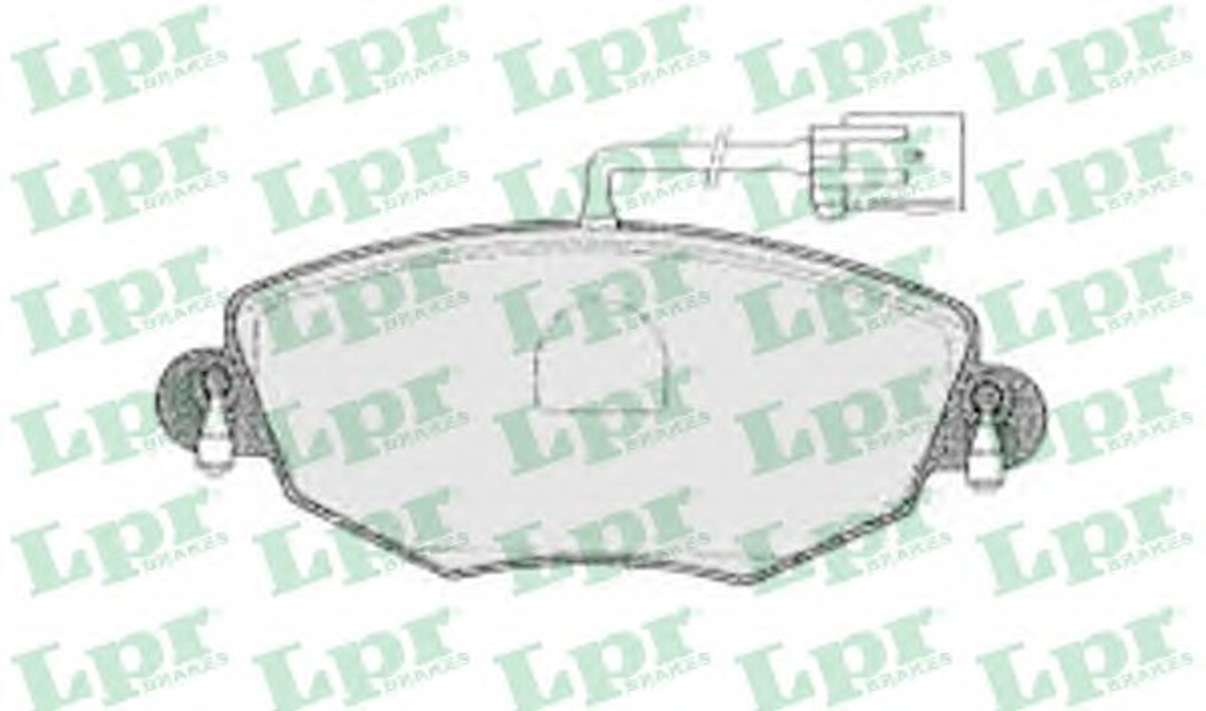 Колодки тормозные дисковые LPR 05P1302