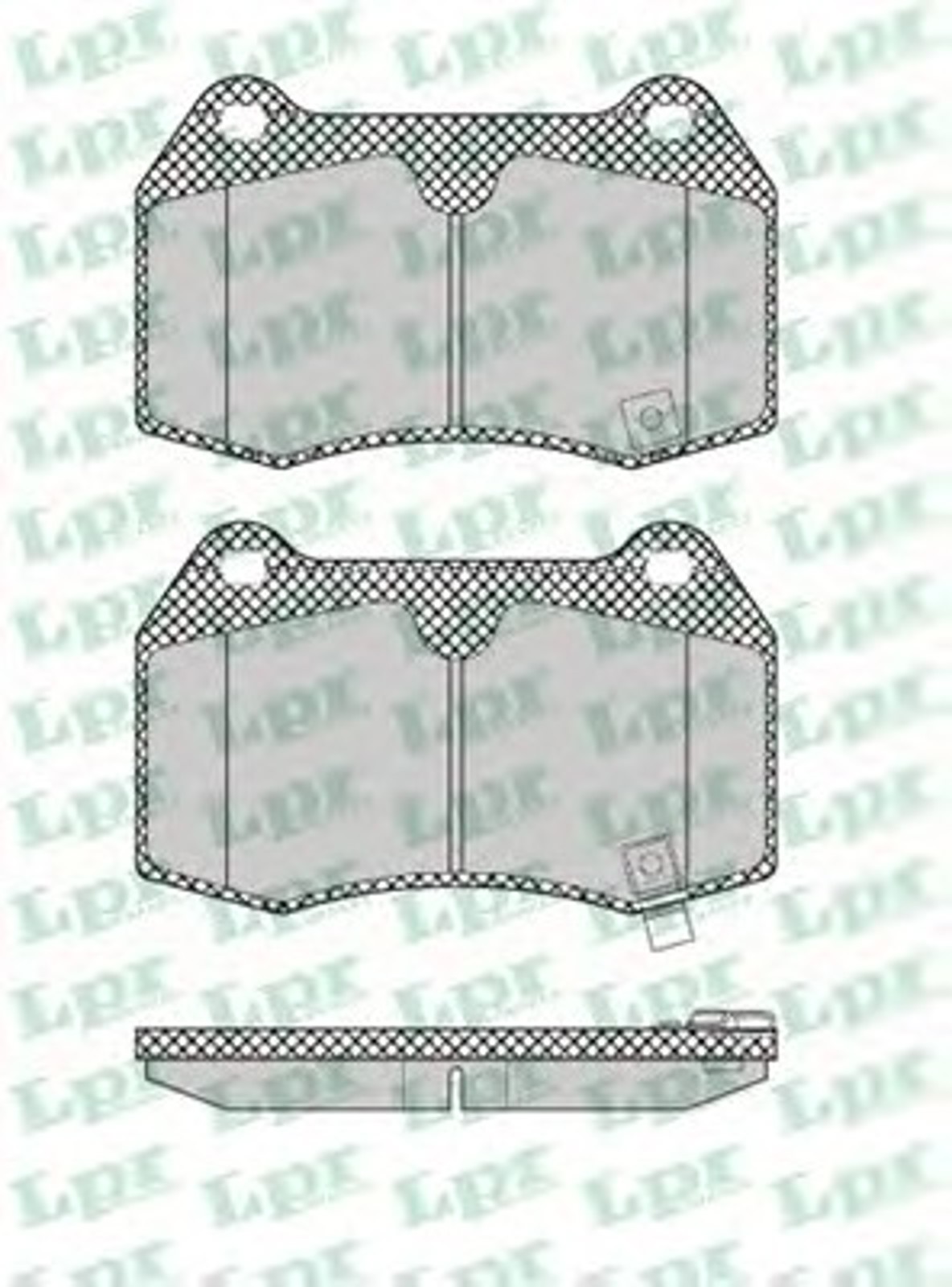 Колодки тормозные дисковые LPR 05P1358