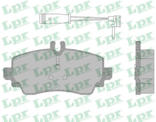 Тормозные колодки LPR 05P1387