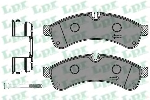 Комплект тормозных колодок дисковый тормоз